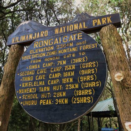 Rongai Gate, Rongai Route